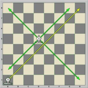 Diagramme : le fou